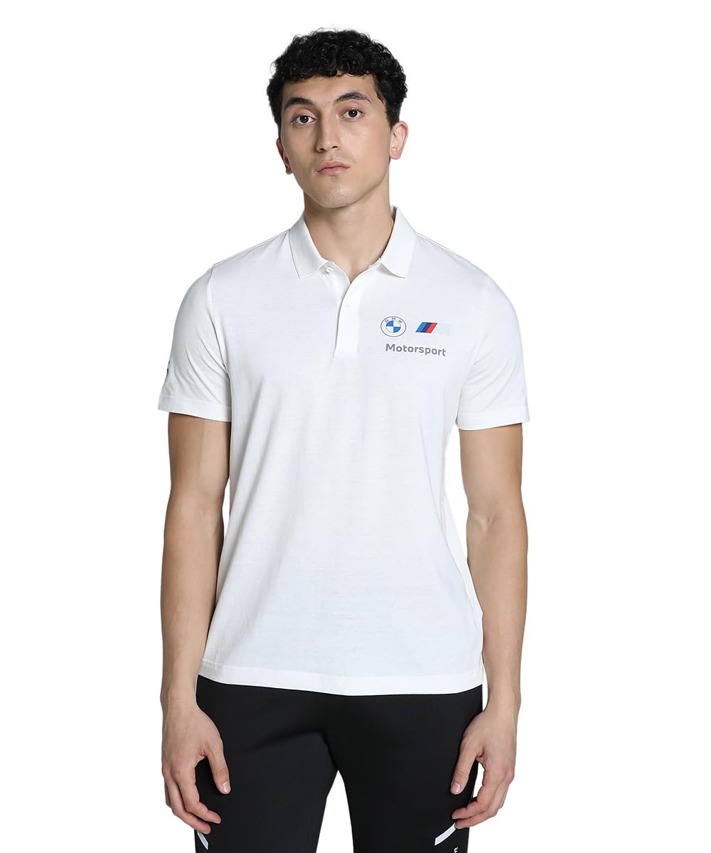 PUMA Erkek BMW M Motor Sporları Polo, Puma White, XXL
