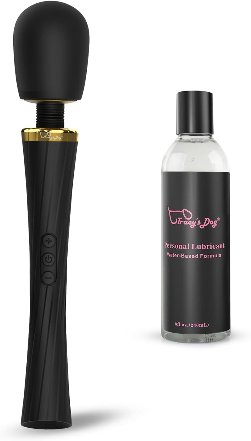 Tracy's Dog Wand Vibrator, Powerful Vibrating Massager for Women Partner Play with 5 Vibration Modes & 3 Speeds