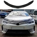 IKC STORE For Toyota Corolla 2013 2014 2015 2016 2017 2018 Bonnet Protector Guard Front Bug Shield Hood Deflector Hood Stone Hood Shields Piano Black
