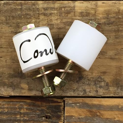 Compatible with E30, E36, E46, Z3, Z4 | Solid Transmission Mount Set | Made in USA | CNC UHMW | Race Use Only | No Flex | 2-Piece