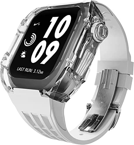 Kit bracelet Apple Watch Ultra 49 mm style sport boîtier antichoc transparent pour le quotidien