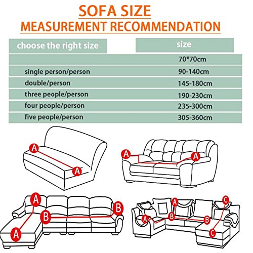 Housse de canapé en forme de L extensible et durable pour protéger un grand divan d'angle - 7