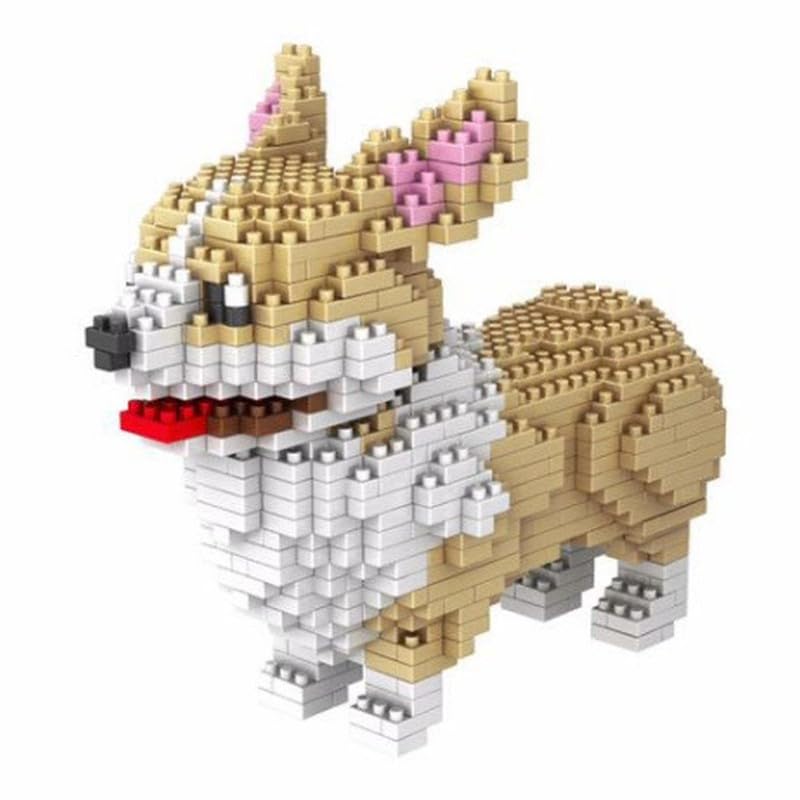 Atomic Building Cane Welsh Corgi (Pembroke). Figura da costruire con nano mattoncini. 950 pezzi.