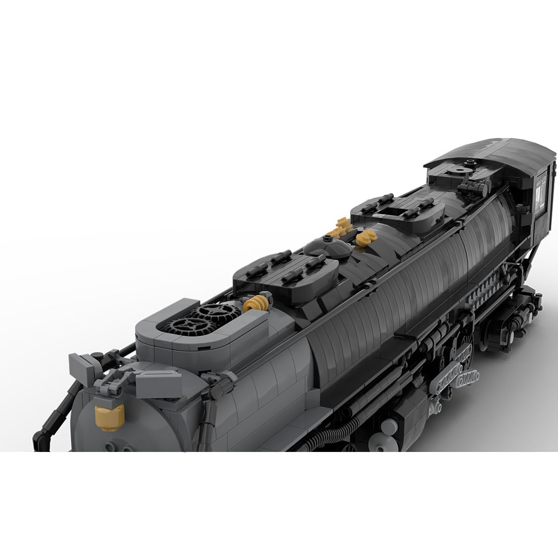 Big Boy RC Zug Bausteine, 1/40 Dampflokomotive-KlemmbausteineMOC-Display-Modelleisenbahn für Erwachsene (3200 Teile)