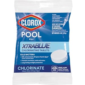 Clorox Pool&Spa 22401CLX Chlorinating Tablets, 6 oz, White