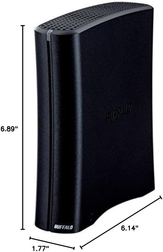 BUFFALO DriveStation 2 TB Desktop External Hard Drive with TurboUSB 2.0 HD-CE2.0TU2 (Black)