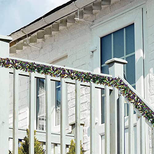 Guirlande festooning plastique à 6 plis pour décoration de fête volume - 7
