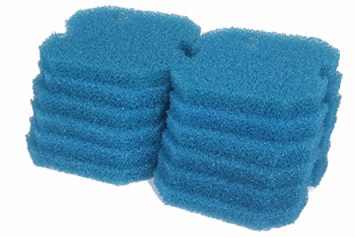 LTWHOME Replacement Blue Coarse Filter Pad Fit for Eheim 2616261 Professional Pro 2 2226/2326/ 2026/2128 and Experience 350 (Pack of 12)