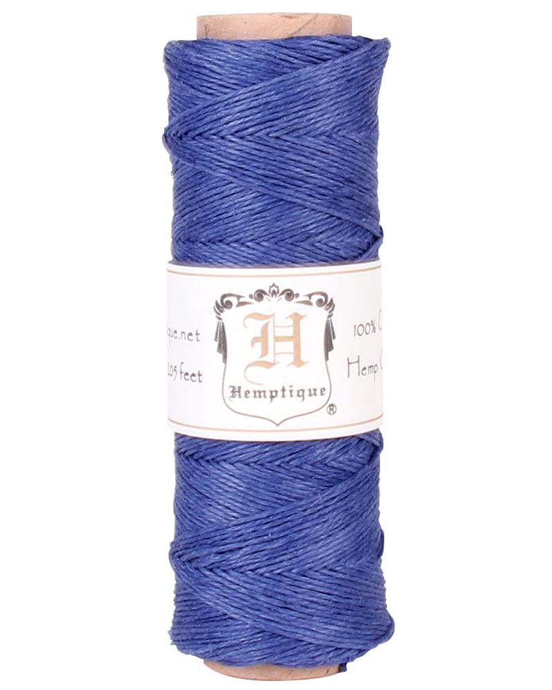 Hemptique 5070812 Hemp Cord Spool, 10 lb., Blue — image 1