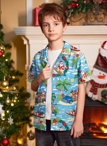 Image of BesserBay Unisex Kids 4th of July Shirt Girls Boys Patriotic Button Down Shirt American Flag Top 4-14 Years