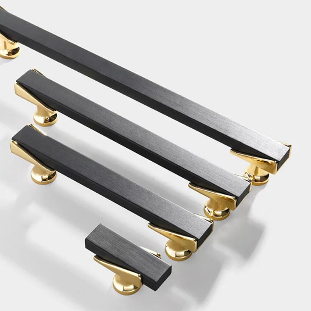 Tiradores para Cajones 2 Piezas Manija de Cocina de Aleación de Aluminio Tiradores para Muebles Decorativos Manija de Gabinete para Roperos Baños Dormitorios (Hole Distance 970mm)