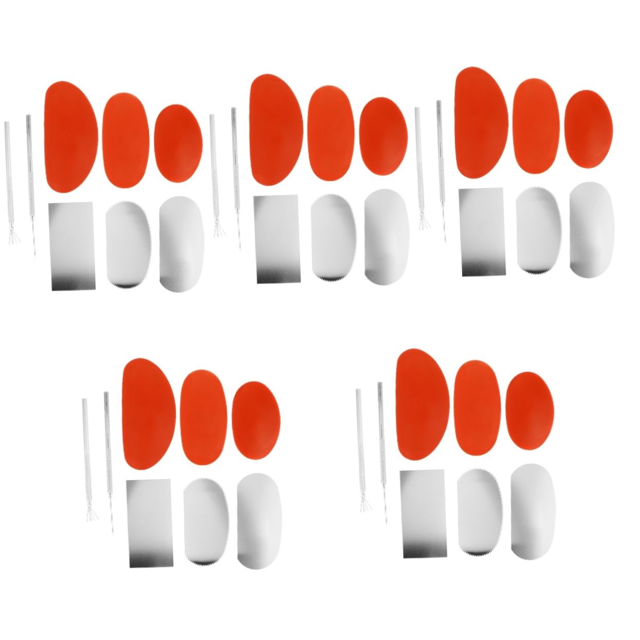 5sets Strumenti per Ceramica e Modellazione Argilla Utensili per Intaglio e Scolpitura per Artisti e Appassionati di Fai da Te