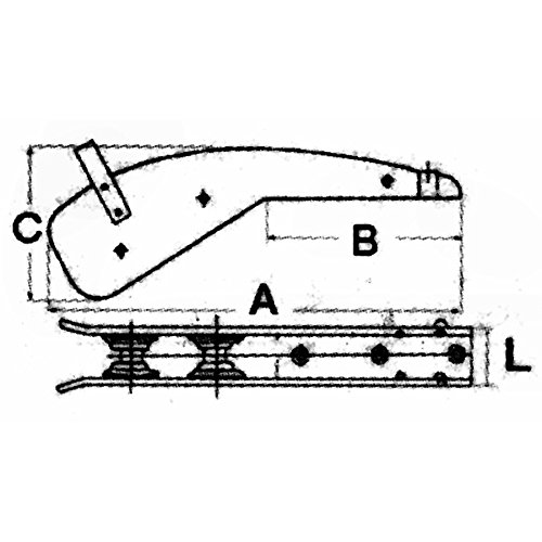 MUSONE DI PRUA IN ACCIAO INOX FUSO AISI316