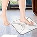 True Integral Smart Scale for Body Weight, Tempered Glass, Digital Bathroom Weighing Machine for Fat Water Muscle BMI, Bluetooth Electronic Body Composition Monitors, 400lb Capacity