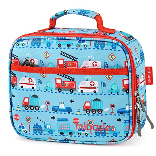 Mibasies Kids Lunch Box For Girls And Boys Toddler Insulated Lunch Bag For School (Car) #TOP12