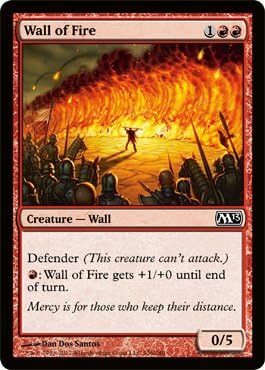 Magic: the Gathering - Wall of Fire (156) - Magic 2013