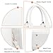 COCIFER The Tote Bag Crossbody Purses for Women Shoulder Bag Handbags PU Leather Top Handle Bags with zipper (White)