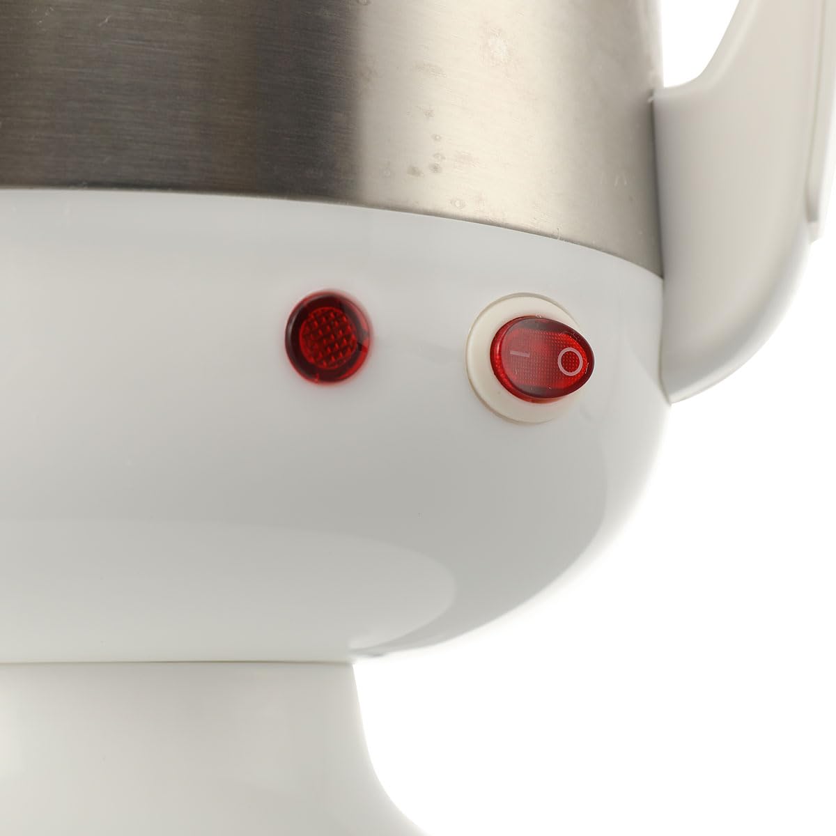 LALABU Samowar-Teebereiter,Elektrischer Samoware Edelstahl 220V, 3,5 Liter Teekocher Samovar Warmwasserbereiter mit Trockenkochschutzfunktion,Weiß
