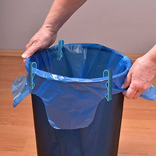Qaxlry Garbage Bin Clip, 10PCS Trash Can Waste Basket Garbage Bin Clamp, Garbage Rubbish Bag Clip，Anti-Slip Fixation Clip Holder. - Thumbnail 5