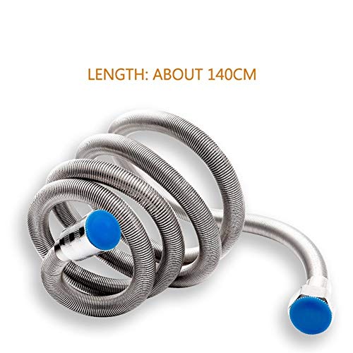 Manguera de ducha universal de acero inoxidable para tubería de baño 4
