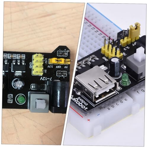 Fuente de alimentación para breadboard compatible con proyectos de electrónica y laboratorio 7