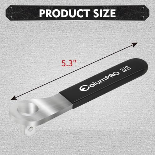 Image of Low Profile Socket Lever, 3 /8 inch Drive Breaker Bar, Extra Low Profile Stubby Wrenches Set, Non-Ratcheting, Great for Boats, RV, Off Road Vehicle