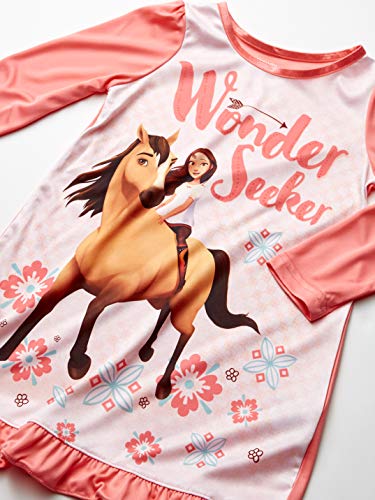 DreamWorks Girls' Big Nightgown, Spirit - Wonder Seeker, 8 - Thumbnail 3