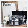 Periea 'Chelsy' Set of 3 Handbag Organiser Inserts - Women's Travel Cosmetic Bags with Zipper Closure - Expandable Liner Pouches (Small, Medium and Large) - White #1