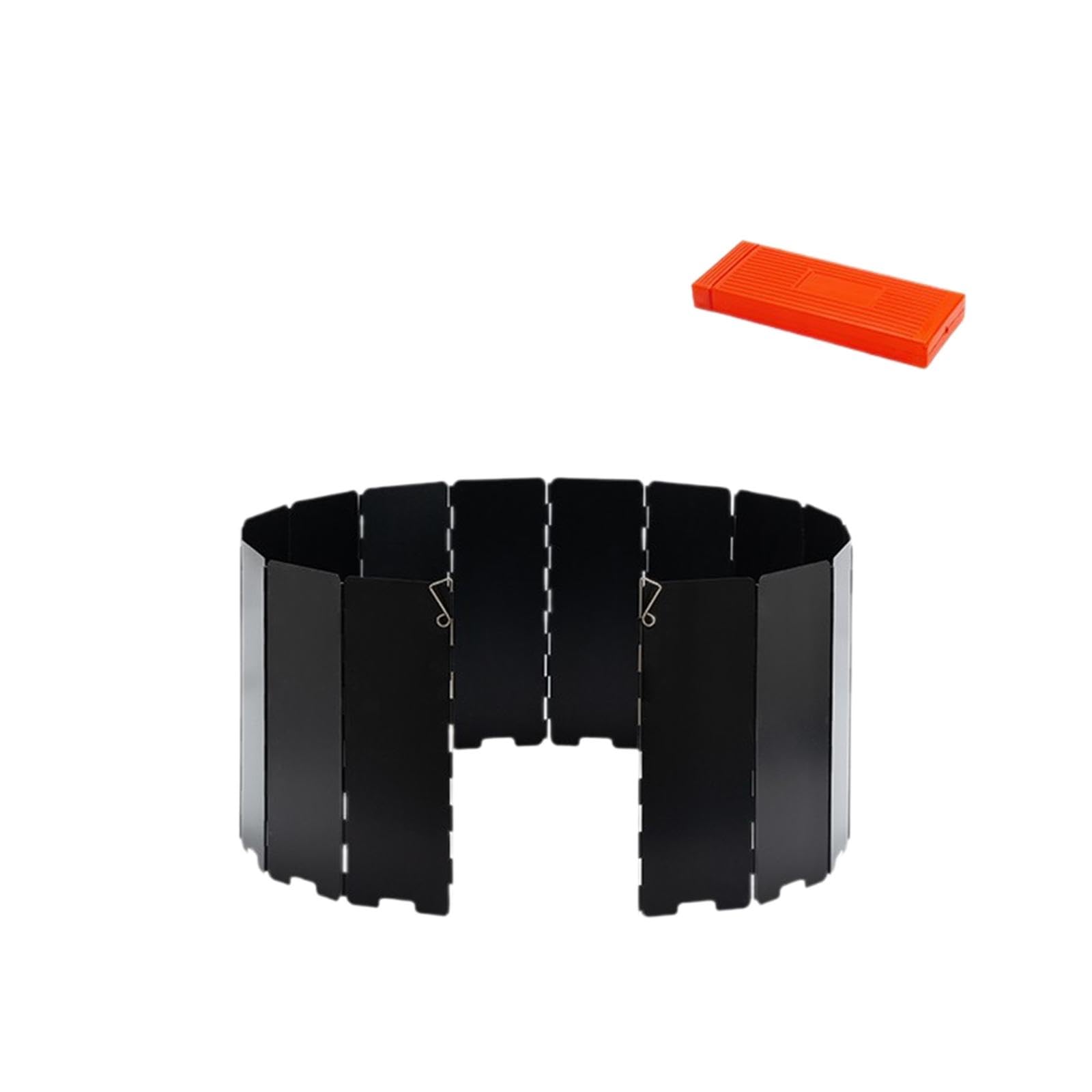 Windscreen Folding Portable Windshield for Outdoor Cooking Backpacking Black|Sporting Goods|Outdoor Sports|Camping & Hiking|Camping Cooking Supplies|Camping Cookware-image-9