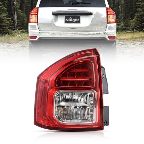 Image of Nilight Taillight Assembly Compatible with 2011 2012 2013 Jeep Compass