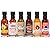 Father's Day Gift - Street Food Sauces Hot Sauce and BBQ Gift Set, Flavors: Diablo Wings Sauce, Louisiana and More, Vegan and Vegetarian, Thoughtfully Gourmet, Set of 6