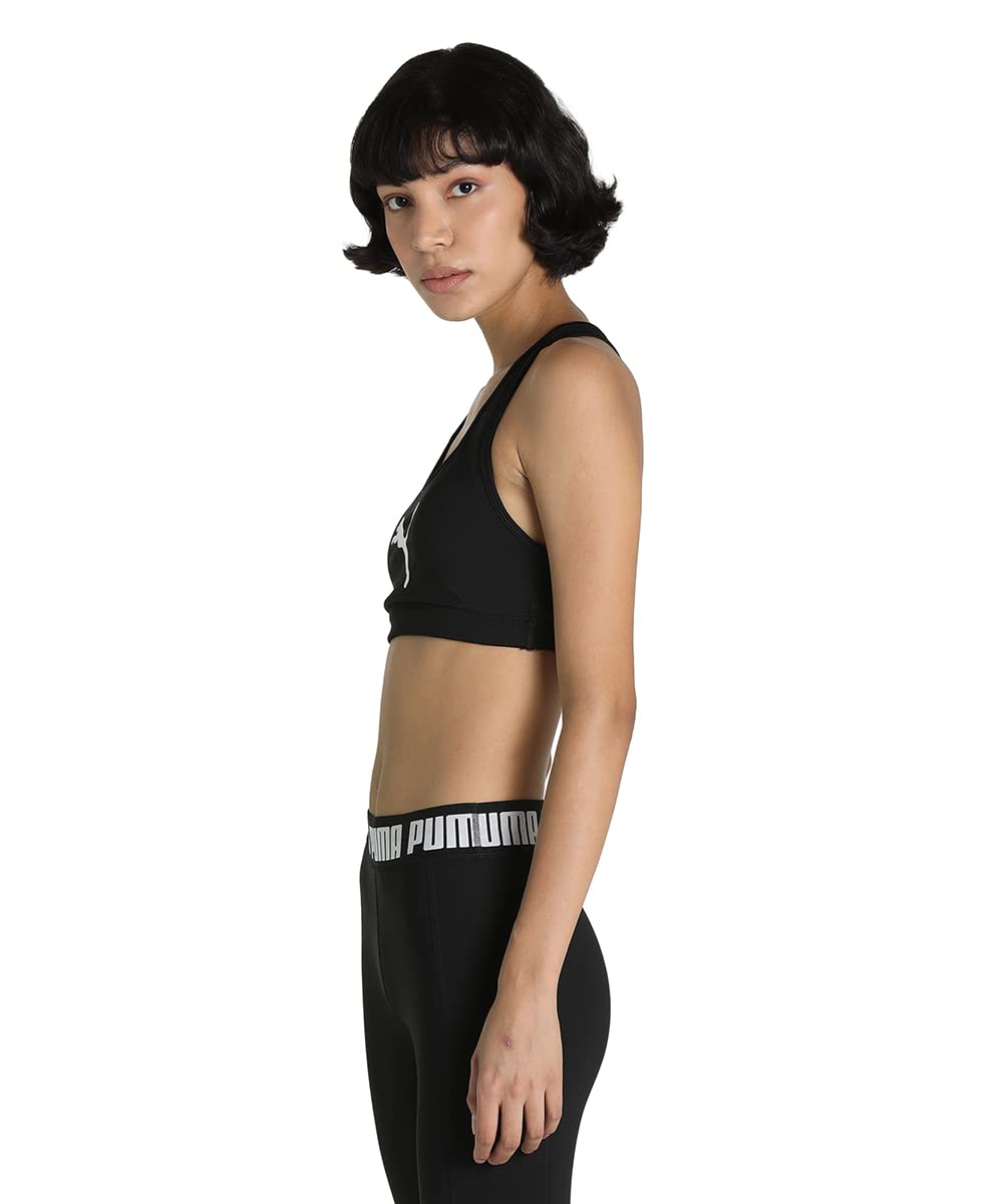 Puma Mid Impact 4keeps Graphic Bra PM Sujetador Deportivo Mujer
