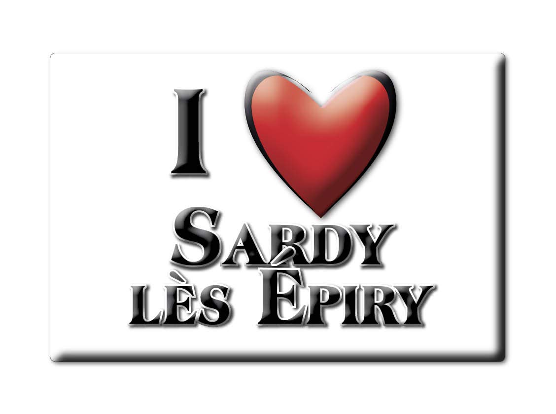 EnjoymagnetsSARDY LÈS ÉPIRY (58) FRIDGE MAGNET FRANCE RHÔNE ALPES SOUVENIR I LOVE GIFT PRESENT