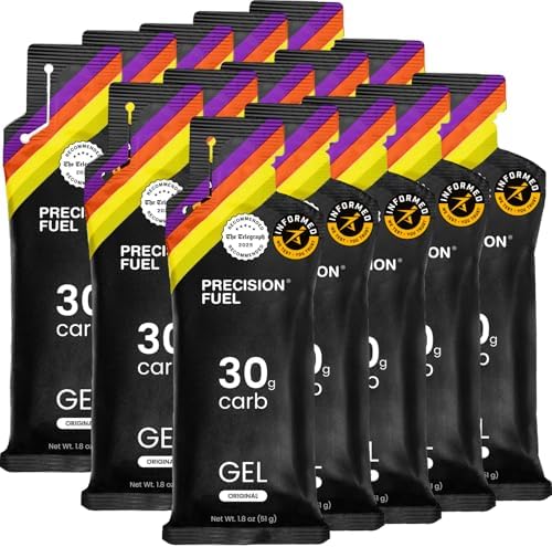 Precision Fuel PF30 Energy Gels - Mild, Neutral Flavour Running G...