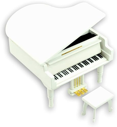 Miniatura 19 de BinkeGG Caja de Música y Joyero de Madera Calada de Cuerda con Mecanismo Musical Sankyo, Melodía: Howl's M0ving Castle (Merry Go Round of Life)