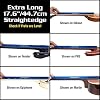 MusicNomad Tri-Beam 3 'n 1 Dual Notched Straightedge & Precision Straightedge for Acoustic and Electric Guitars including Fender, Gibson, PRS (MN821)