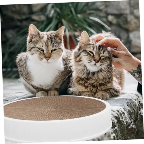 Gratte et dort : Griffoir pour chat Yardwe réversible résistant pour stopper l'ennui
