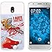 Produktbild PhoneNatic Case kompatibel mit Samsung Galaxy J3 2017 Silikon-Hülle X Mas Weihnachten Hate X-Mas M8