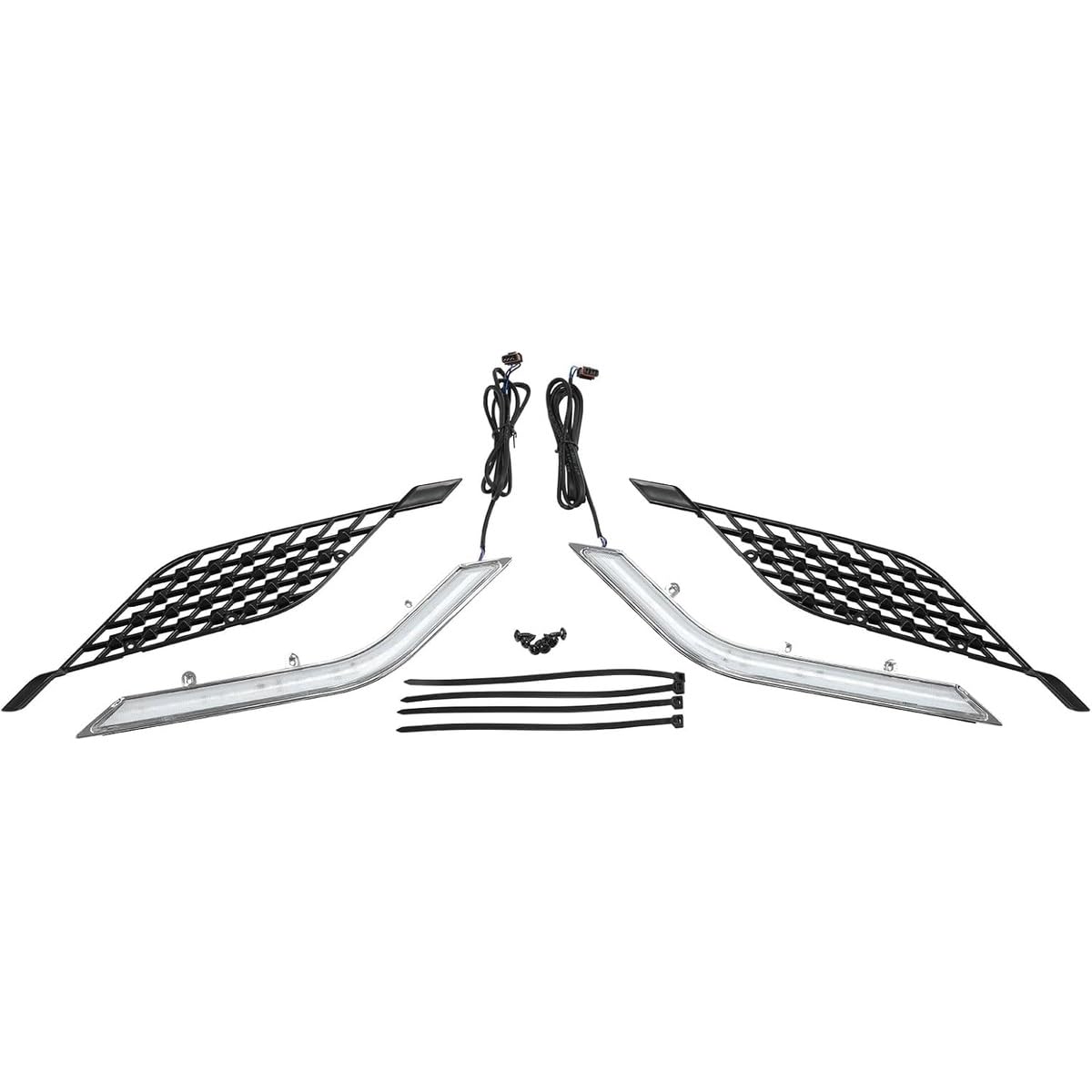 LED Radiator Grill Panels Decorative Light Fit for Honda Goldwing GL1800 2018-2024