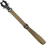 ICEFANG Short Dog Leash 25Inch Reflective Nylon Traffic Leash with Padded Handle,Heavy duty Auto Lock Swivel Clip for Medium Large Dogs No Pull Training Walking (Grey, 25 Inch)