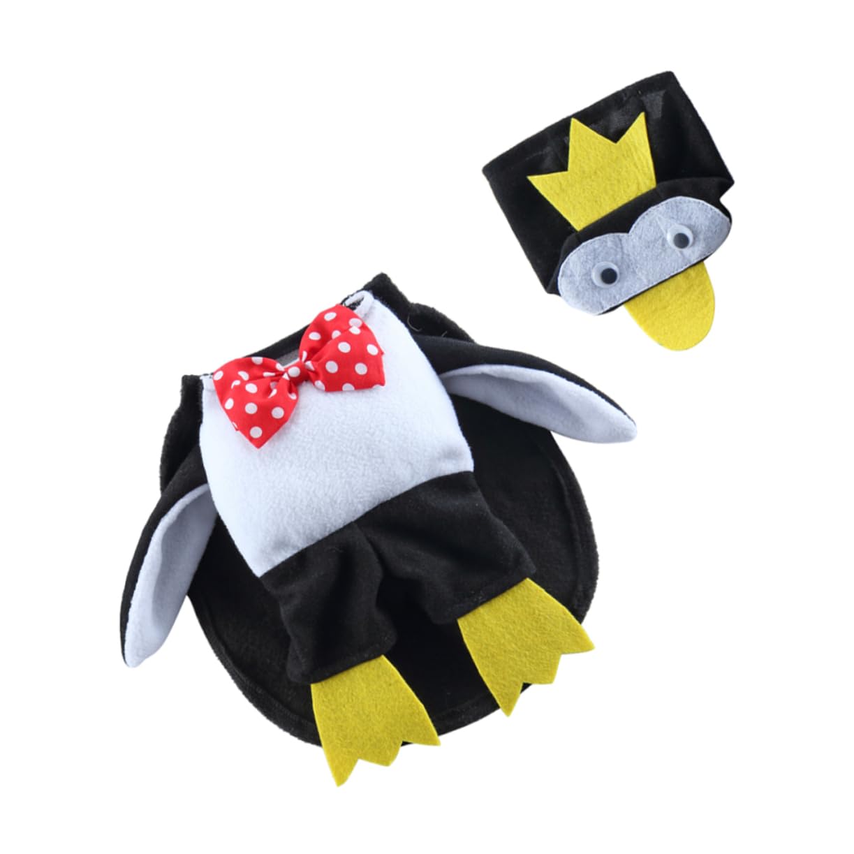 BESPORTBLE 4sätze Halloween Katzen Und Hundekostüm Süßer Penguin-Mantel Für Haustiere Verkleidung Für Partys Und Fotoshootings Hautfreundliches Und Leichtes Material Erhältlich