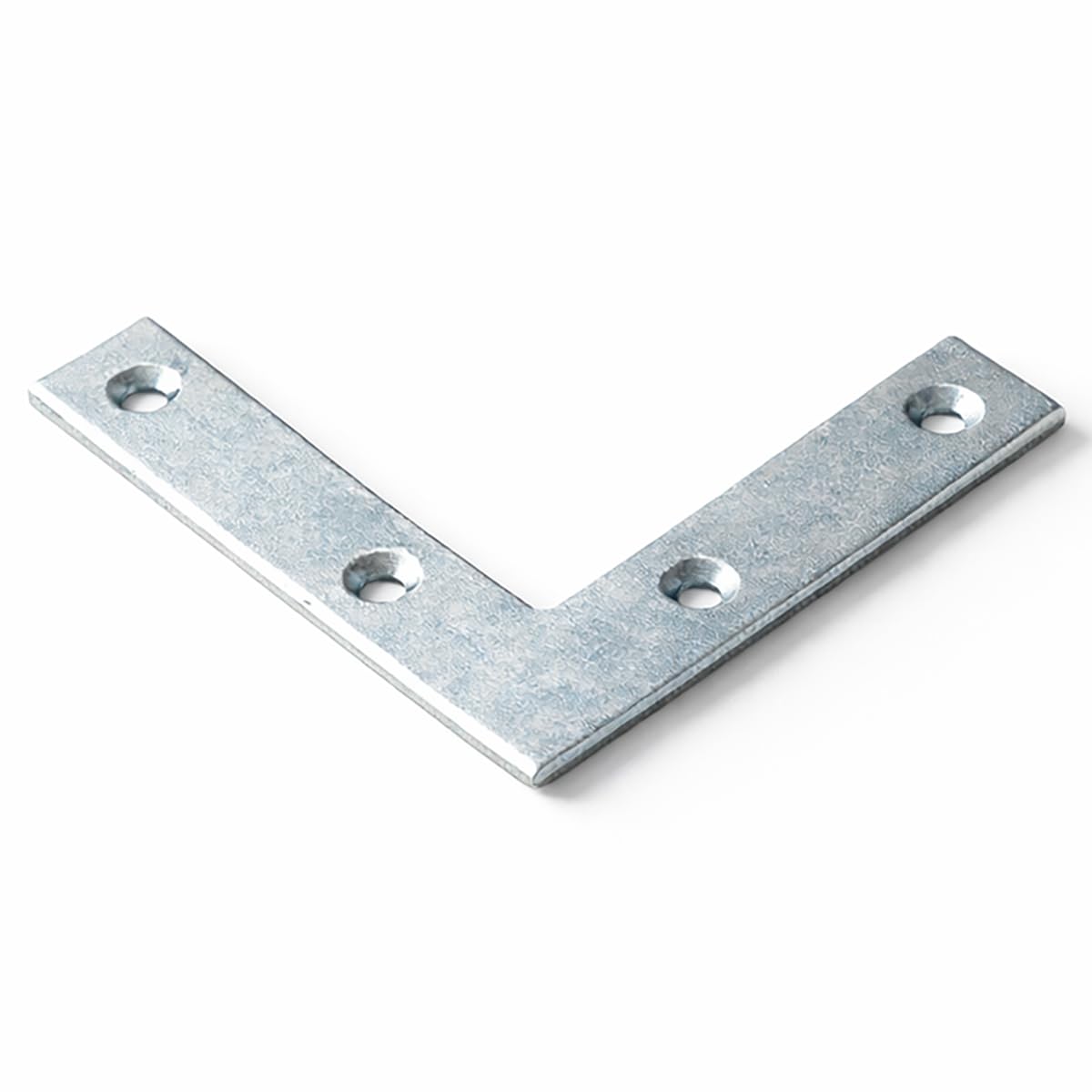 50mm x 50mm x 10mm x 2mm Corner L Shape Plate, Flat Angle Bracket Plates Connector Zinc Plated Steel NA50 (Pack of 20) K11ABC