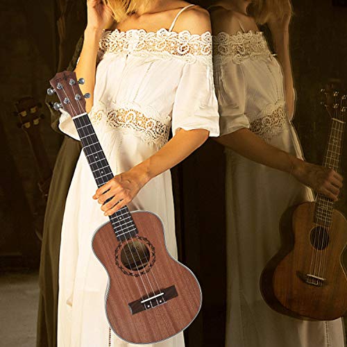 Zunedhys Ténor Acoustique Électrique Ukulélé 26 Pouce Guitare 4 Cordes Ukulélé Fabriqué À La Main Bois Guitariste Acajou - Les Beatles, Paul McCartney, John Lennon, RIngo Starr, George Harrison Zunedhys Ténor Acoustique Électrique Ukulélé 26 Pouce Guitare 4 Cordes Ukulélé Fabriqué À La Main Bois Guitariste Acajou – Image 3