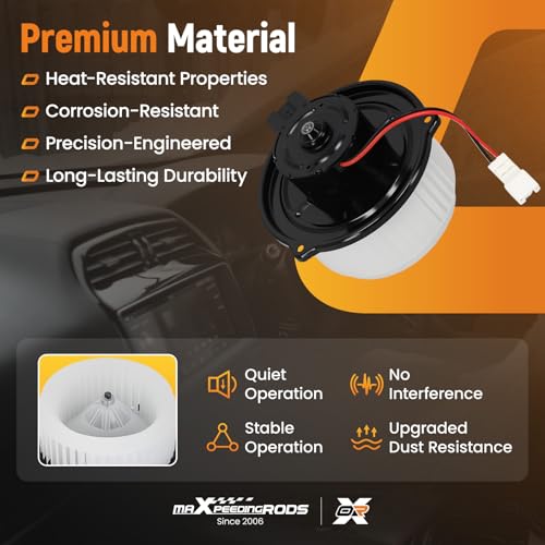 Image of maXpeedingrods HVAC Blower Motor with Fan Cage 700296 Fit for Mazda 3 2014-2017 CX-5 2013-2016, AC Heater Blower Motor Replaces # KD4561B10 GHP961140 PM4106 MA3126109
