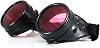 4sold Steampunk Black Copper Cyber Goggles Goth Vintage Victorian Sunglasses set lenses