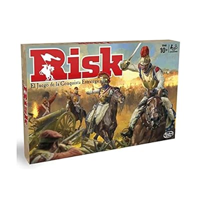 Hasbro Gaming, Risk: El Juego de la Conquista Estrátegica, Ejército de Juguete, Tablero Mundial, 42 Territorios, 6 Continentes, Estrategia, Juegos para Fiestas, Regalo Multijugador, Acción y Aventura | Ya disponible en tu tienda friki favorita! En mundofriki.es!