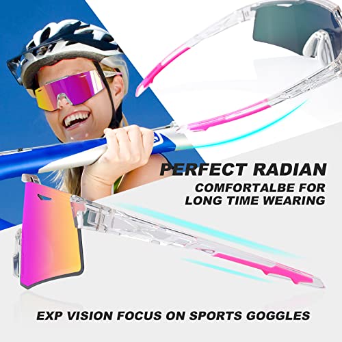 Exp Vision Polarized Cycling Glasses, Uv 400 Sports Sunglasses Biking Goggles Running Hiking Golf Fishing Driving #TOP5