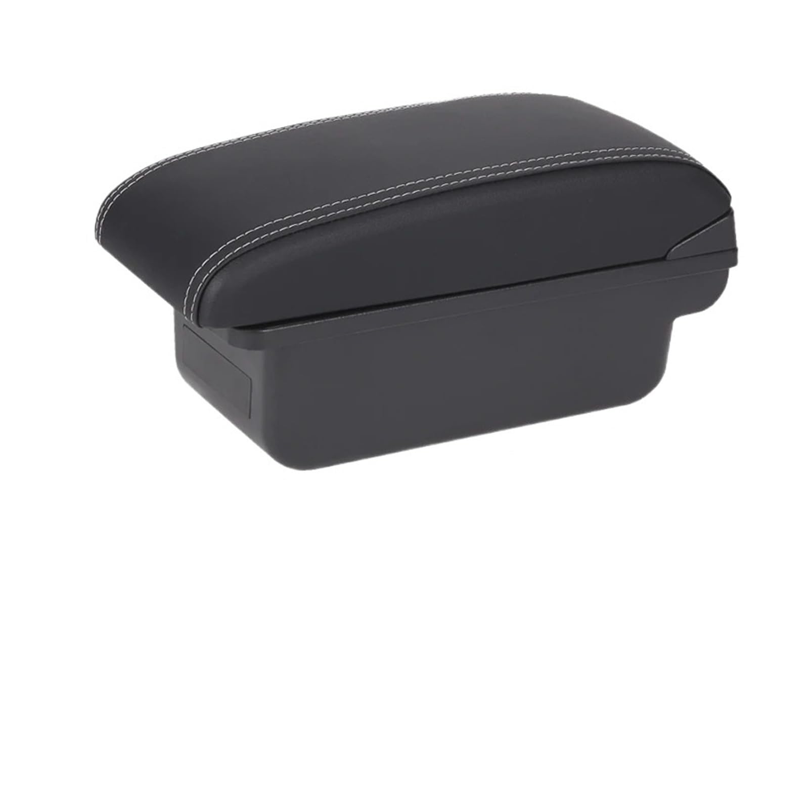Umdjju C3 Black White Nousb For Suzuki For Swift 2005-2025 Car Armrest Auto Storage Box Arm Bracing Heighten Interior Details Car Centre Console Armrest Box(C3 Black White Nousb)