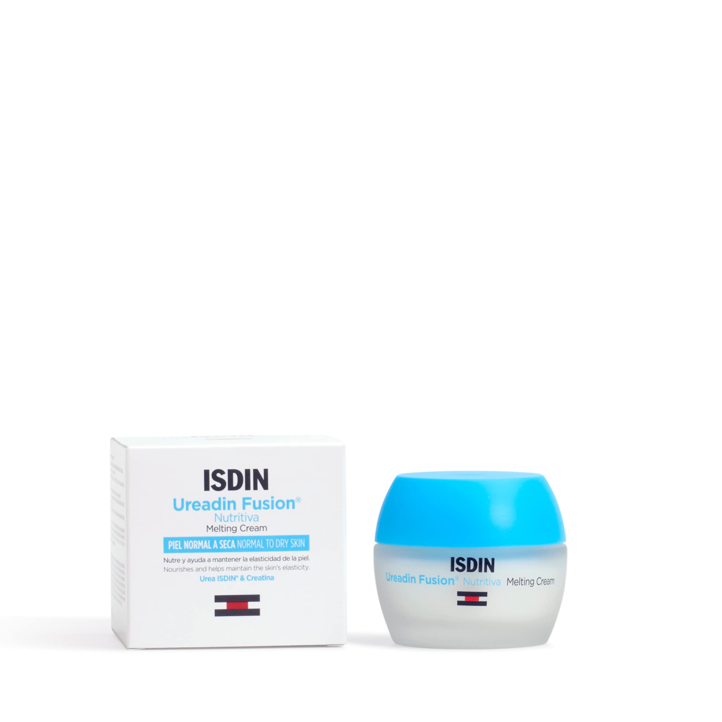 Isdin Ureadin Fusion Melting Cream Facial, Crema Facial que Ayuda a Renovar y Nutrir tu piel, 50ml