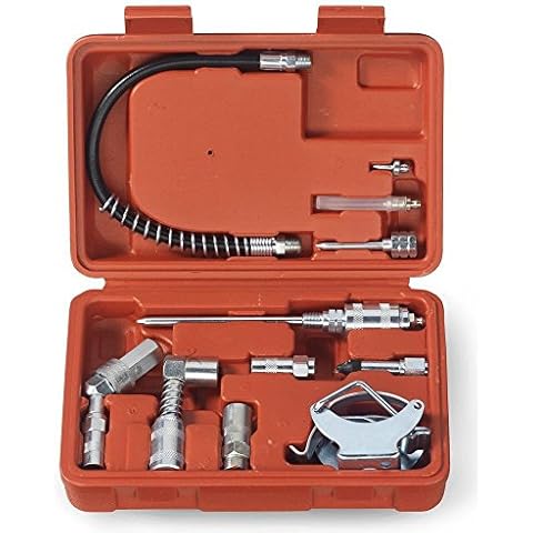 Tooluxe 61077L Multi-Function Grease Gun and Lubrication Accessory Kit Cover